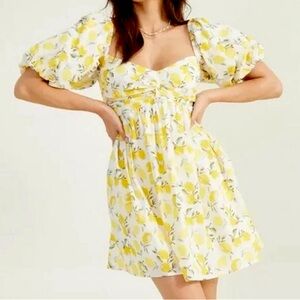 TRIXXI Lemon Print Dress - US Large 🍋